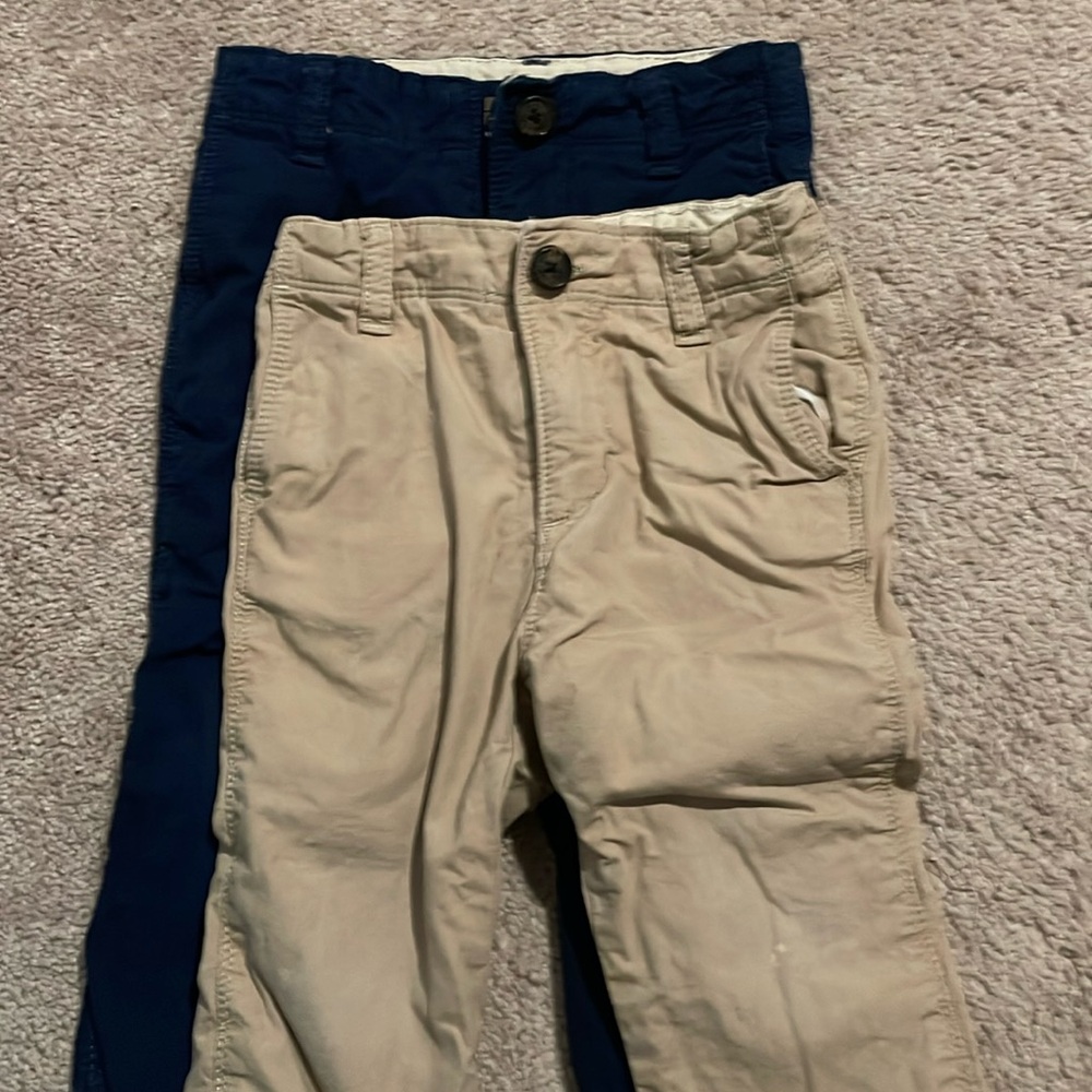 Baby Gap: Fleece-lined khaki pants 2-pack
